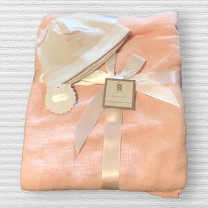 Baby Girl Blanket And Cap Set